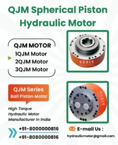 QJM Spherical Piston Hydraulic Motor Manufacturer in Ahmedabad Mumbai Pune Chennai Bangalore Hyderabad Delhi Nashik Kolkata Nagpur Coimbatore India